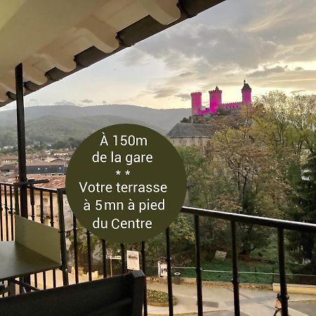 Aux 4 Logis Appart-Hotel - Studio Le Roof - Une Vue Splendide - Petit Dejeuner Inclus 1Ere Nuit Foix Exterior foto